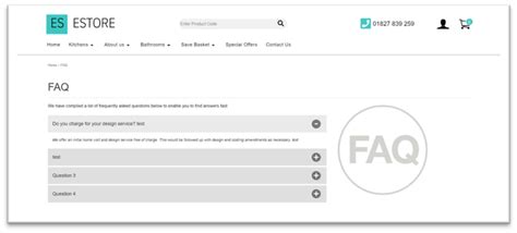 eStore FAQ .